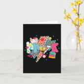 Preppy Pre-k Dream Team Preschool Back To School T カード (黄色い花)