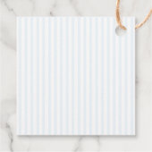 Preppy Rocking Horse Boy First Birthday フェイバータグ (裏面)