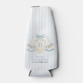 Preppy Rocking Horse Boy First Birthday ボトルクーラー (正面)