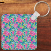 Preppy Sea Turtles Golf Cart キーホルダー (裏面)