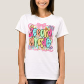 Preppy Second Grade 2nd Grade Teachers Girls Tシャツ (正面)