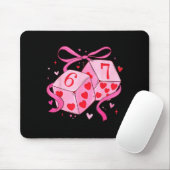 Preppy Six Seven Valentine 6 7 Meme Funny Coquette マウスパッド (マウス)