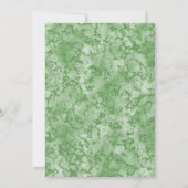 Preppy Soft Green Bow Coquette Clean Baby Shower 招待状 (裏面)