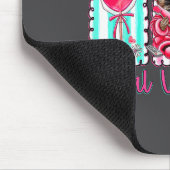 Preppy Somebody's Feral Valentine Raccoon Valentin マウスパッド (コーナー)