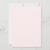 Preppy Southern goose baby shower invite 招待状 (裏面)