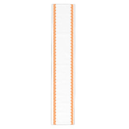 Preppy Summer Citrus Orange Slice Border ミディアムテーブルランナー