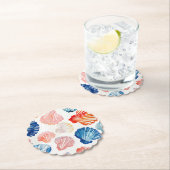 Preppy Summer - Seashell Paper Plates ペーパーコースター (インサイチュ)