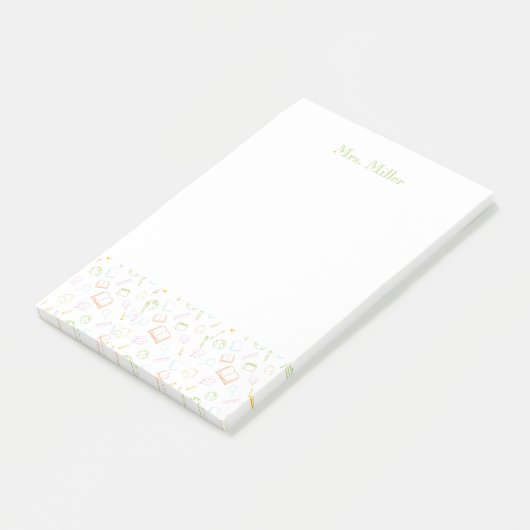 Preppy Teacher Post-It Notes ポストイット (アングル)