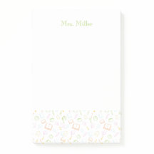 Preppy Teacher Post-It Notes