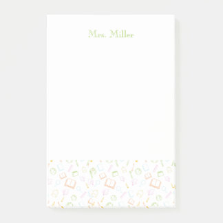 Preppy Teacher Post-It Notes ポストイット