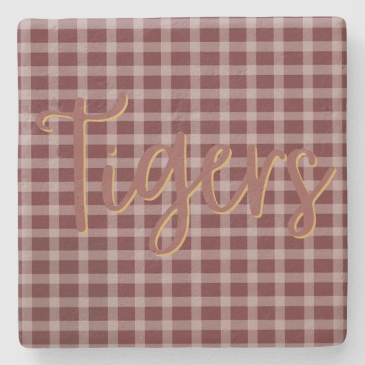 Preppy Tiger Limestone Coaster ストーンコースター (正面)