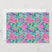 Preppy Turtles Palm Beach Golf Cart サンキューカード (裏面)