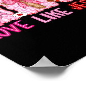 Preppy Valentine Christian Love Like Jesus Men Wom ポスター (角)