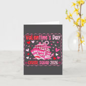 Preppy Valentines Cruise 2026 Family Matching Vale カード (黄色い花)