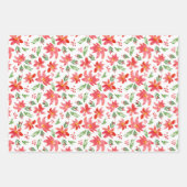 Preppy Watercolor Christmas ラッピングペーパーシート (正面2)