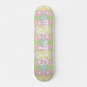 Preppy Watercolor Skateboard スケートボード (正面)