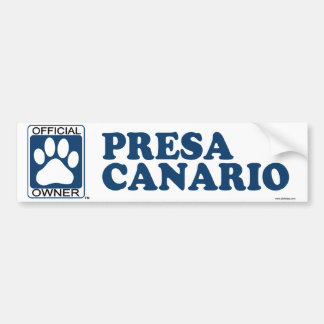 Presa Canarioの青 バンパーステッカー