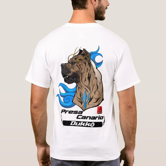 Presa Canario Dukkǭ Tシャツ (裏面)
