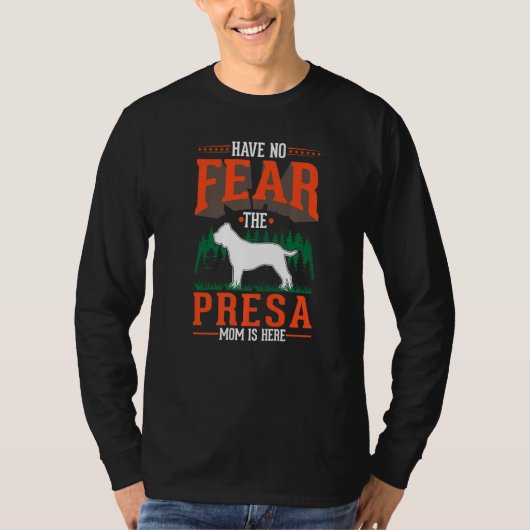 Presa Canario Mom Dogo Canario Presa Tシャツ (正面)
