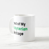 presbyterian heritage コーヒーマグカップ (正面左)