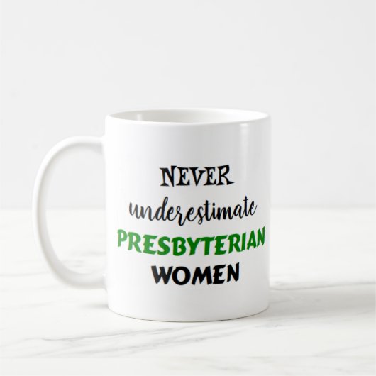 presbyterian women コーヒーマグカップ (左)