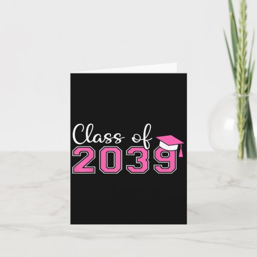 Preschool Cl Of 20 Grow With Me Graduation 20 Gift カード (正面)