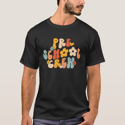Preschool Crew Teacher  First Day Of School Kids Tシャツ (正面)