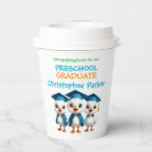 Preschool Grad Cute Goose Trio 紙コップ (裏面)