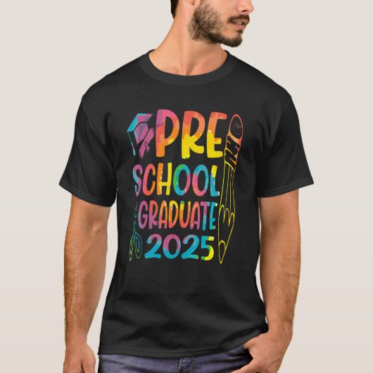 Preschool Graduate 2025 Pre K Class Of 2025 Gradua Tシャツ (正面)