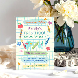 Preschool Graduation Party Photo 招待状