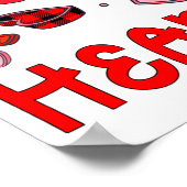 Preschool Has My Heart Valentines Hearts Teacher  ポスター (角)