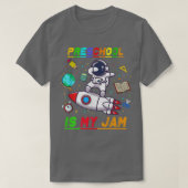 Preschool Is My Jam  Astronaut Back to School Eplo Tシャツ (デザイン正面)