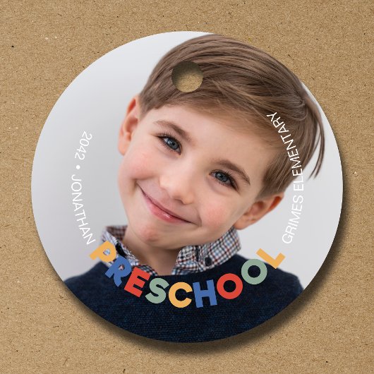 PreSchool Keepsake写真 フェイバータグ