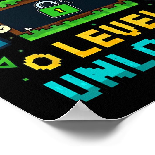 Preschool Level Unlocked Ck To School Pixel Art Ga ポスター (角)