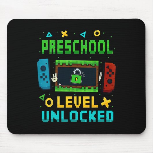 Preschool Level Unlocked Ck To School Pixel Art Ga マウスパッド (正面)