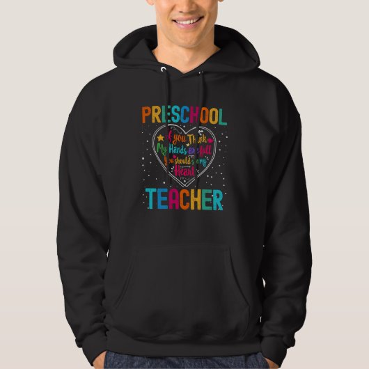 Preschool Teacher Appreciation Week Back to School パーカ (正面)