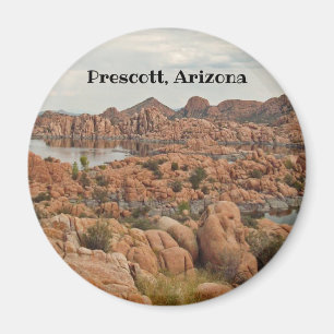 Prescott Arizona Red Rock Lake写真ランドスケープ マグネット