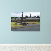 Prescott Fountain, Halifax キャンバスプリント (インサイチュ (ウッドフロア))