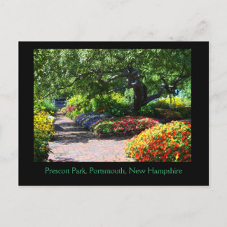 Prescott Park Gardens, Portsmouth, NHポストカード ポストカード
