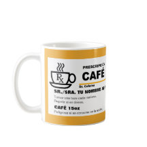 Prescripcionn de Cafe?のtaza