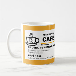 Prescripcionn de Cafe?のtaza コーヒーマグカップ