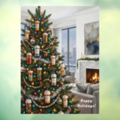 Prescription Bottle Tree Medical Holiday ウィンドウサイン (シート3)