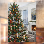 Prescription Bottle Tree Medical Holiday ウィンドウサイン (シート2)