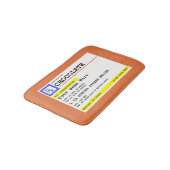 Prescription Chocolate Personalized   バスマット (アングル)