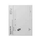 Prescription Notepad for Doctors and Medical Offic ノートパッド (回転)