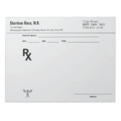 Prescription Notepad for Doctors and Medical Offic ノートパッド (正面)