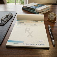 Prescription Pad Notepad – Editable Rx for Doctors