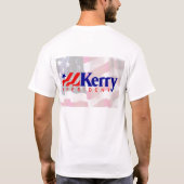 Presdientのためのジョン・ケリー Tシャツ (裏面)