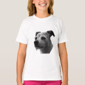 Presence in Profile – Parson Russell Terrier Tシャツ (正面)