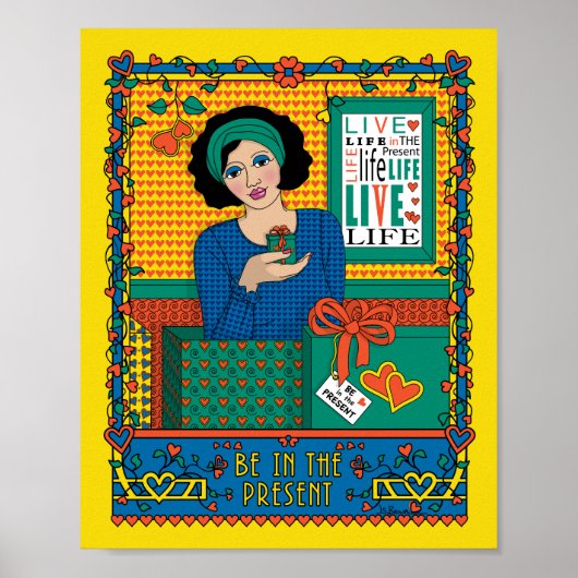 Present_B_8x10ポスターに載っている ポスター (正面)